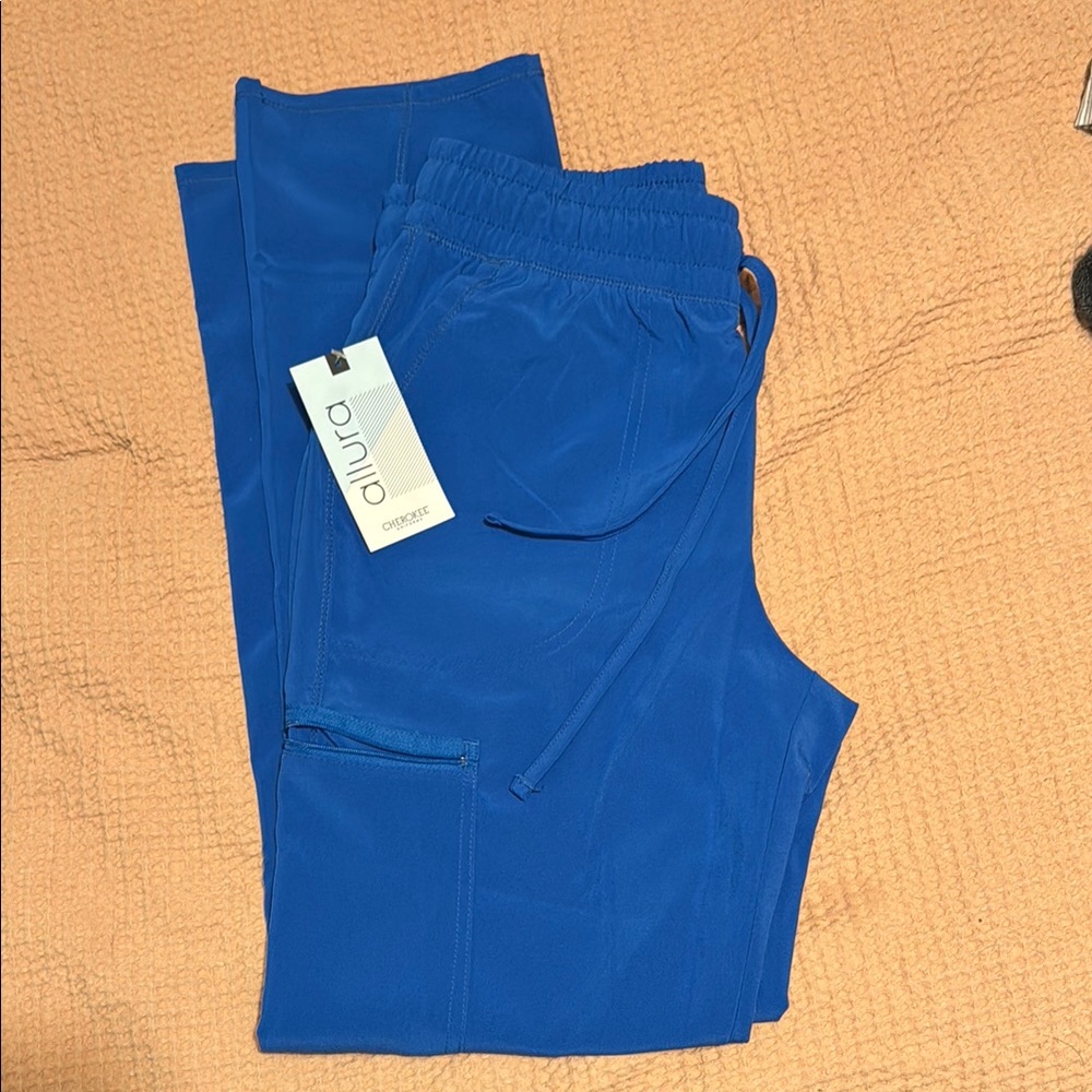 Cherokee Royal Blue Straight Leg Pants